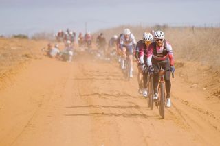 A big crash was captured on camera in the opening miles of Valley of Tears Texas Gravel, which caused chaos