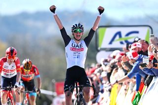 Tadej Pogačar (UAE Team Emirates) wins the 2023 La Flèche Wallonne